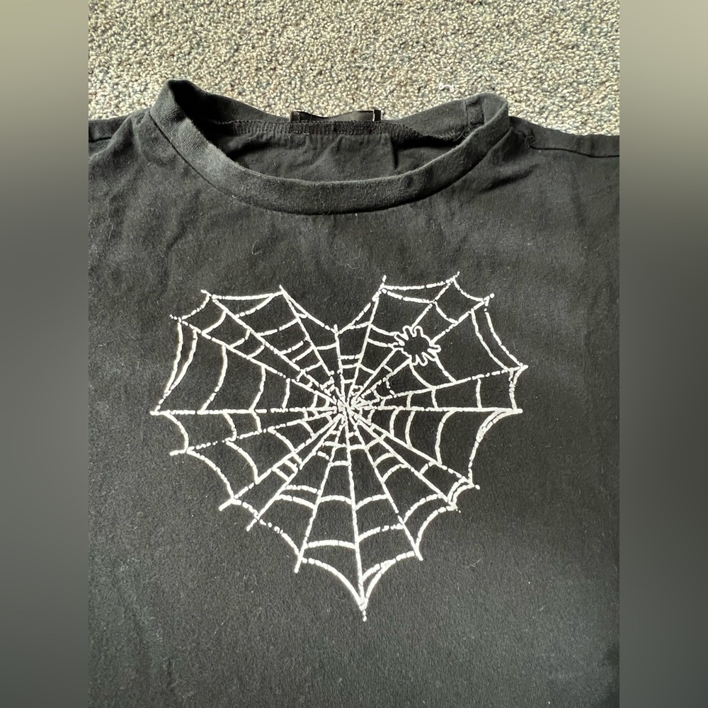 Heart Spider Web Shirt